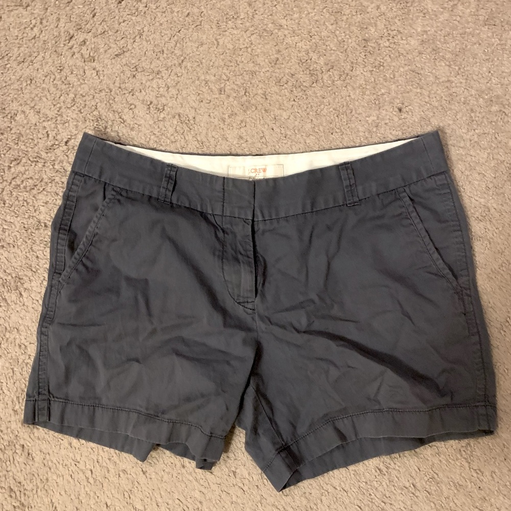 JCrew Slate Gray 5 Inch Chino Shorts - size 8